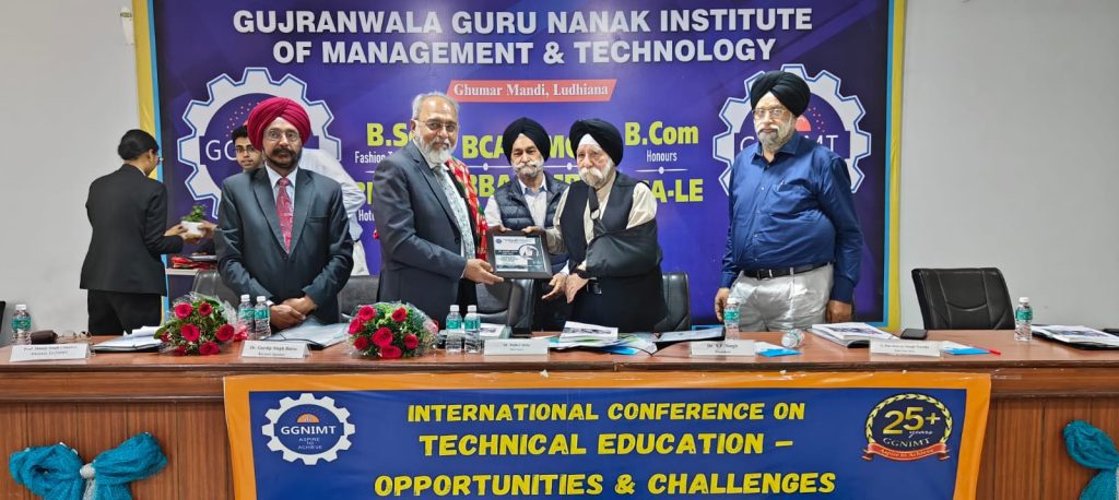 4th International Conference on “Technical Education- opportunities and challenges” Organised at GGNIMT